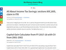 Tablet Screenshot of bemoneyaware.com